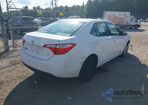 2014 Toyota Corolla Le from USA, damaged, VIN 2T1BURHE0EC214680